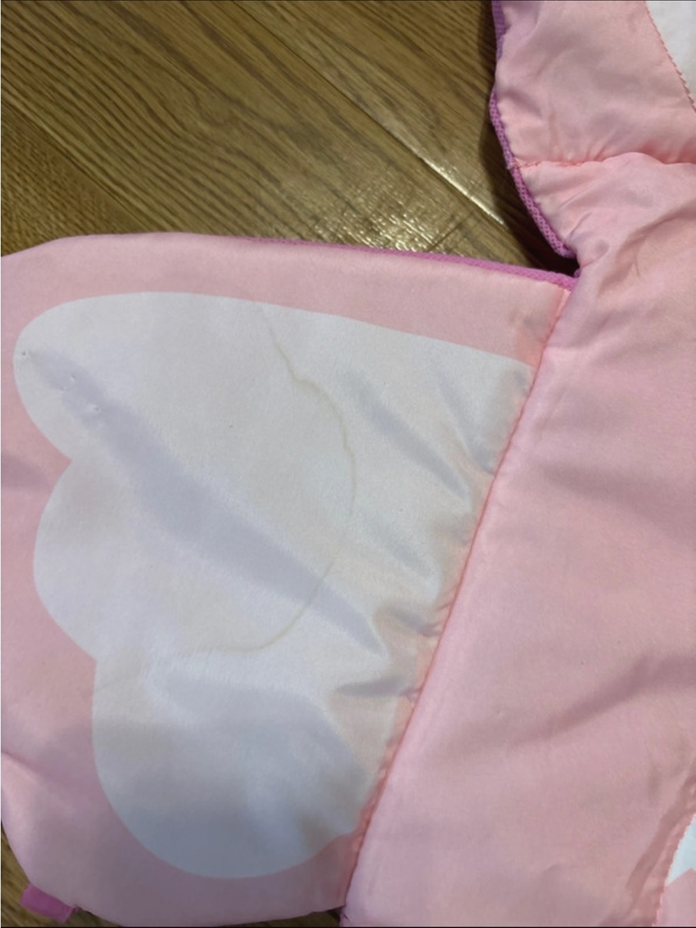 Pink Owl Kids play mat with Chevron Belly - Picture 2 of 3